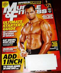 MUSCLE & FITNESS MAGAZINE JANUARY 2011 RICH FRANKLIN BN  