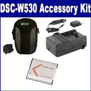 Sony DSC W530 Digital Camera Accessory Kit includes SDM 1515 Charger 