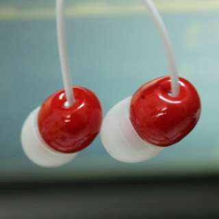 Red IN EAR EARPHONE HEADPHONE Earbud For i Pod  MP4  
