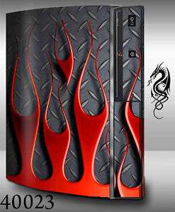 PS3 (Classic) Armored Skin   40023 Flames Diamond Plate  
