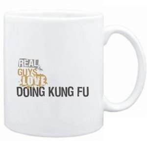  Mug White  Real guys love doing Kung Fu  Sports Sports 