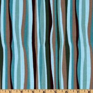   Galaxy Wavey Stripe Teal Fabric By The Yard: Arts, Crafts & Sewing
