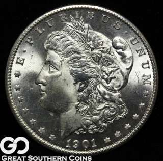 1901 S Morgan Silver Dollar SOLID GEM BU++ ** RARE KEY DATE  
