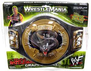 WWE Wrestling Kids Stone Cold Rattlesnake Belt  