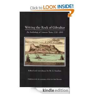 Writing the Rock of Gibraltar An Anthology of Literary Texts, 1720 