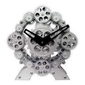   333) High Quality ABS Plastic Table Moving Gear Clock 