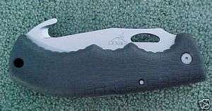 GERBER PORTLAND OR USA Folding Sheath Knife w Gut Hook  
