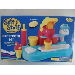  Soft Stuffs Ice Cream Parlor Dough Playset Toys & Games