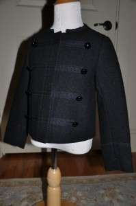 CREW Crewcuts Girls Wool Military Jacket 4 5 T Coat  