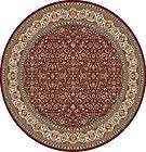 FREE S&H RED ROUND 6 X 6 PERSIAN AREA RUG ORIENTAL 8302   ACTUAL 5 4