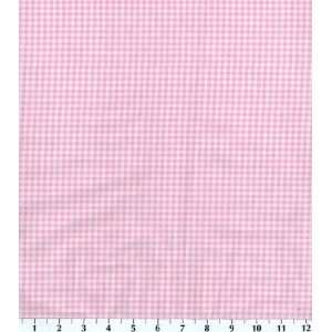  Nursery Fabric Gingham  Pink: Home & Kitchen