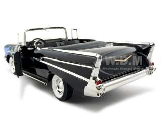   scale diecast car model of 1957 chevrolet bel air convertible die cast