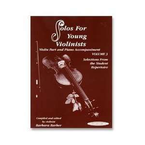  Barber Solos for Young Violinists, Vol. 3 Musical 