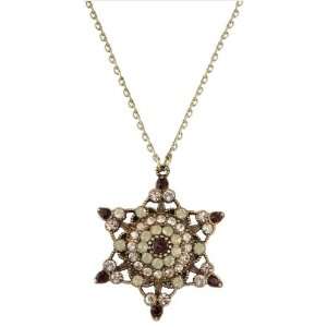 Michal Negrin Majestic Star of David Pendant Amazingly Designed with 