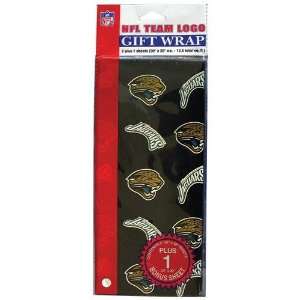   Jaguars NFL Flat Gift Wrap (20x30 Sheets) Sports & Outdoors