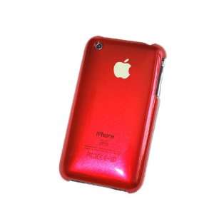  iPhone 3g 3gs PLastic Hard Back Case Cover RED Everything 