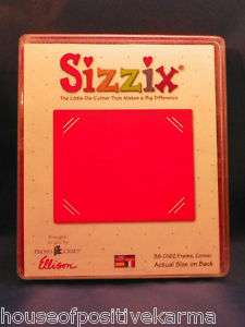 Sizzix Frame Die #38 0162 Corner RETIRED  