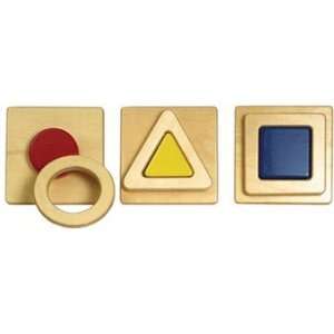  Geo Form Boards Wood Toy Toys & Games