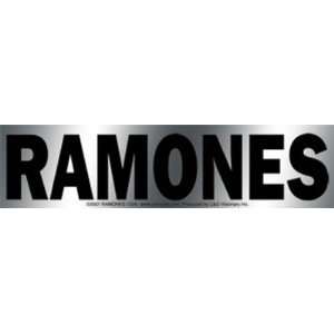  Ramones   Foil Logo   Bumper Sticker / Decal: Automotive