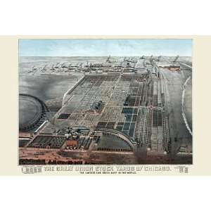  Great Union Stockyards of Chicago 1900 20 x 30 Poster 