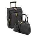 American Flyer Gold Paisley 4 piece Luggage Set  