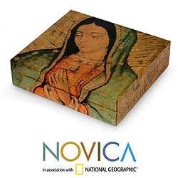   Beloved Virgin of Guadalupe Decoupage CD Box (Mexico)  