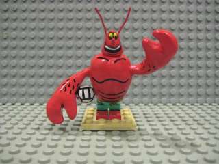 Custom LEGO Spongebob Larry the Lobster Minifig Minifigure Display 