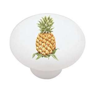  Pretty Pineapple Decorative High Gloss Ceramic Drawer Knob 