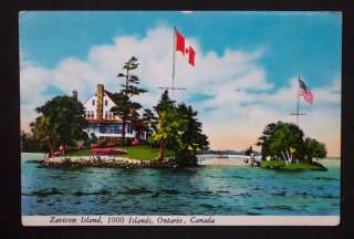 1970s? Zavicon Island Thousand Islands ON Canada PC  