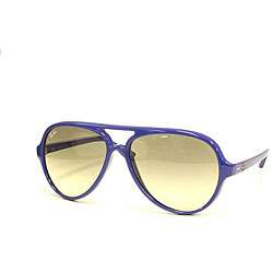 Ray Ban Navy Blue Aviator Sunglasses  Overstock