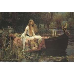   William Waterhouse   The Lady Of Shalott POSTER Canvas