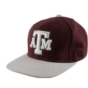    Texas A&M Aggies Adidas Two Tone Snapback Hat: Sports & Outdoors