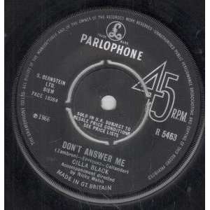   ANSWER ME 7 INCH (7 VINYL 45) UK PARLOPHONE 1966 CILLA BLACK Music