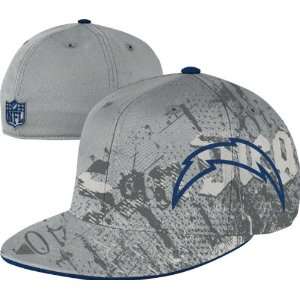   Chargers Flex Hat: Grey Series Flat Brim Flex Hat: Sports & Outdoors
