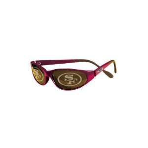  San Francisco 49ers Reflex Red/Gold Tip Sunglasses: Sports 