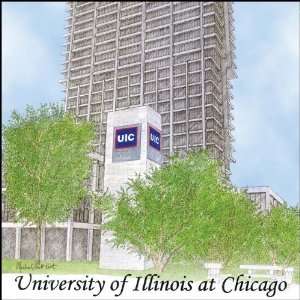  University Of Illinois at Chicago Absorbent Coasters 