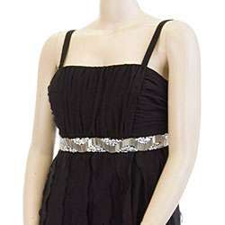   Lin Ignite Evenings Empire waist Black Plus Size Dress  Overstock