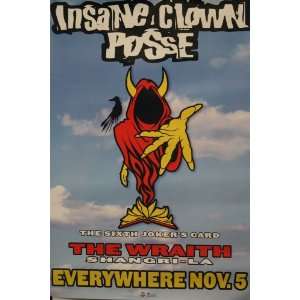  Insane Clown Posse the Wraith Shangri La Promo Poster 