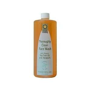  Desert Essence Thoroughly Clean Face Wash Refill, 32 oz 