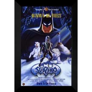 Batman & Mr. Freeze SubZero 27x40 FRAMED Movie Poster  