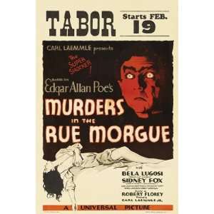  Murders in the Rue Morgue by Unknown 11x17