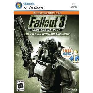 FALLOUT 3 The Pitt / Operation Anchorage (2 PC Games) 093155128903 