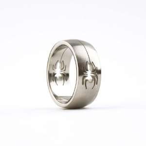    Stainless Steel Mens Brushed Cut Out Spider Ring Size 9: Jewelry