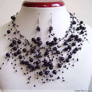 Wholesale Fashion 60Sets Mixed Colors Plastic Bead Necklaces