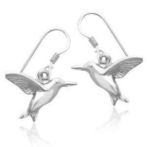  Sterling Silver Tarnish Free Polished Peace Dove Dangle 