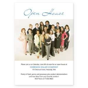  White Open House Holiday Cards