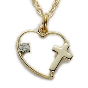   Stone Womens Religious Jewelry Religious Heart Jewelry Jewelry