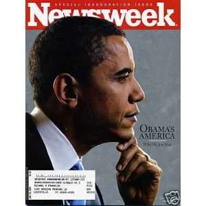  Newsweek 1/26/09 Obamas America Who We Are Now 