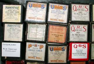 VINTAGE PLAYER PIANO ROLLS PER UNIT(PICK WHAT YOU WANT)  