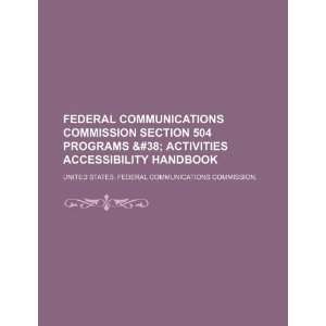  Federal Communications Commission Section 504 programs 